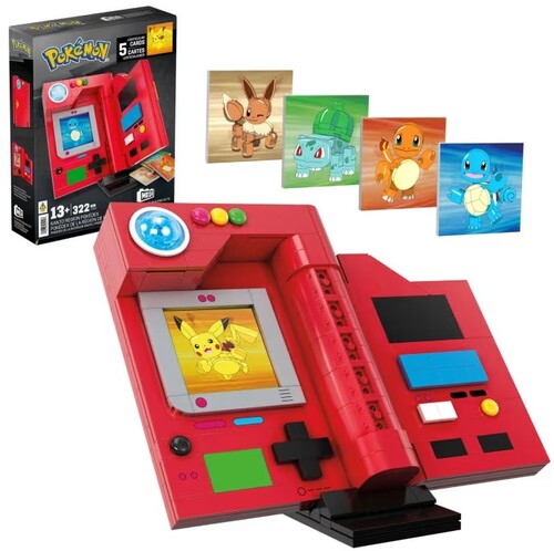 POKEMON KANTO REGION POKEDEX BUILDING TOY SET