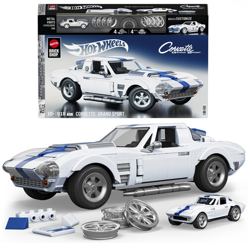 BRICK SHOP HOT WHEELS ELITE BUILDING SET CORVETTE
