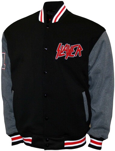 SLAYER VARSITY LONG SLEEVE JK LARGE BLK M2451SLRA3