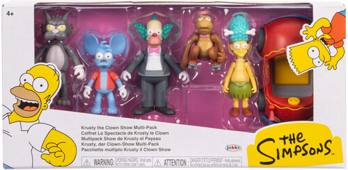 SIMPSONS 2.5IN FIGURE KRUSTY CLOWN SHOW MULTIPACK
