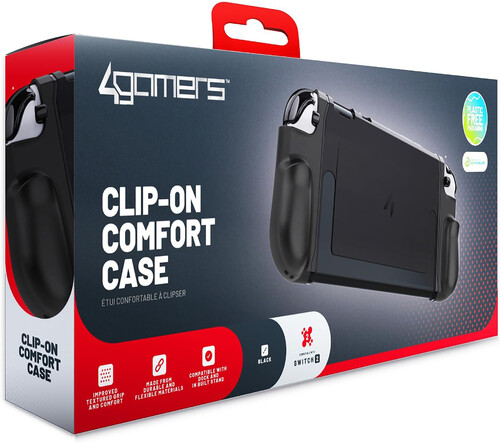 Switch 2 Accessory:  Case - 4Gamers ClipOn Comfort Case