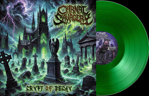 Carnal Savagery - Crypt Of Decay [Clear Cemetery Green]