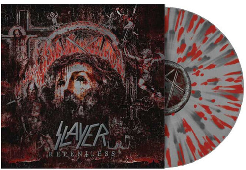Slayer - Repentless [Indie Exclusive Clear Silver Red Splatter]