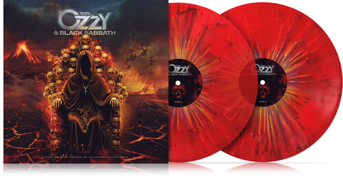 The Many Faces Of Ozzy & Black Sabbath / Various - Red Splatter Vinyl