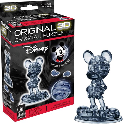 BEPUZZLED DISNEY MICKEY MOUSE BLACK CRYSTAL PUZZLE
