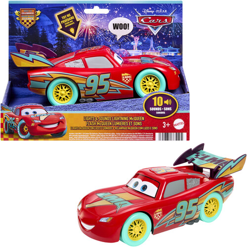 DISNEY PIXAR CARS MCQUEEN DAY VEHICLE