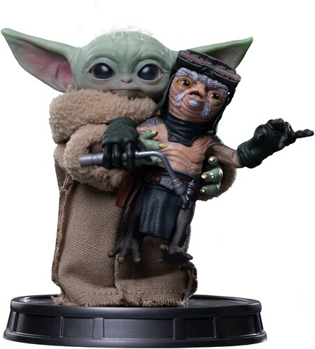 MANDALORIAN AND GROGU - NO SQUEEZY STATUE