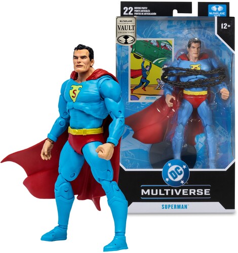 DC MULTIVERSE 7 INCH SUPERMAN (ACTION COMICS) FIG