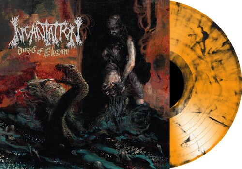 Incantation - Dirges of Elyzium (Transparent Red / Black Marble Vinyl)