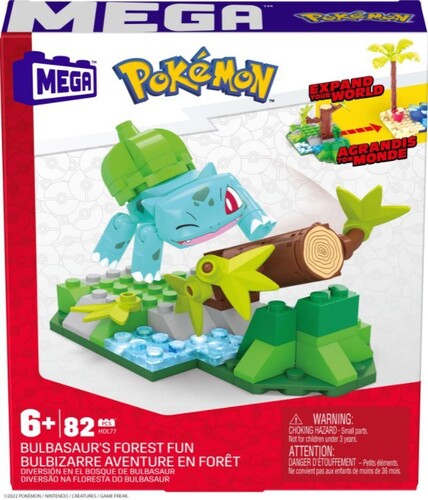 Mega Brands Pokemon - Pokemon Deep Woods Bulbasaur (Brik)