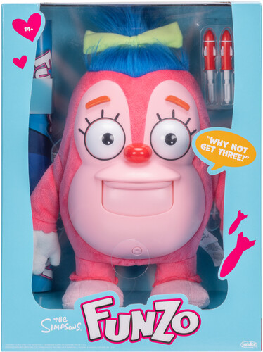 SIMPSONS TALKING FUNZO DOLL|alliance entertainment
