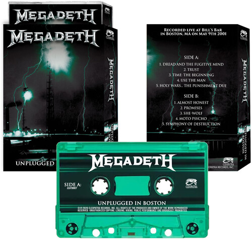 Megadeth - Unplugged In Boston vinyl record cover
