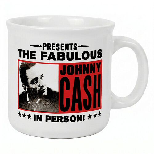 JOHNNY CASH - IN PERSON 20 OZ CAMPER MUG