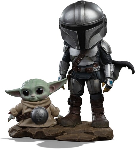 MANDALORIAN AND GROGU - MOVIE MINICO STATUE