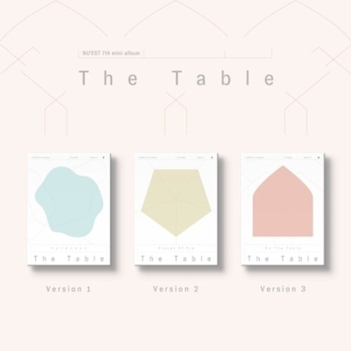 NU'EST - The Table (incl. 104pg Photobook, 2 x Photocards, Lyric Poster + ARPhotocard)