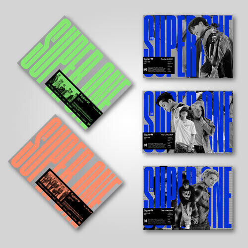 SuperM The 1st Album 'Super One' 5 CD Bundle