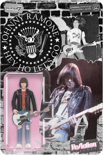 SUPER7 - JOHNNY RAMONE REACTION FIGURE - JOHNNY RA