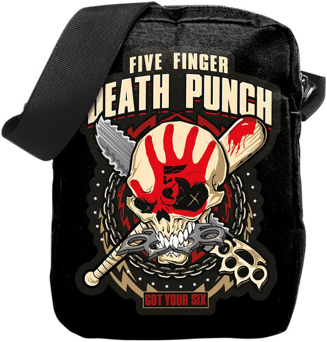 ROCKSAX FIVE FINGER DEATH PUNCH GOT UR 6 XBODY BAG