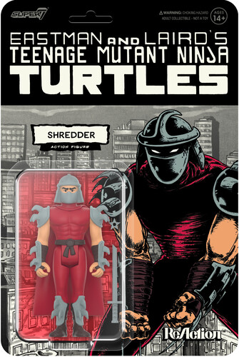 TMNT REACTION FIG WAVE 11 - SHREDDER (COMIC COLOR)