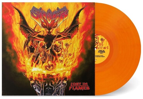 Lost In Flames - Burning Orange Marble Vinyl