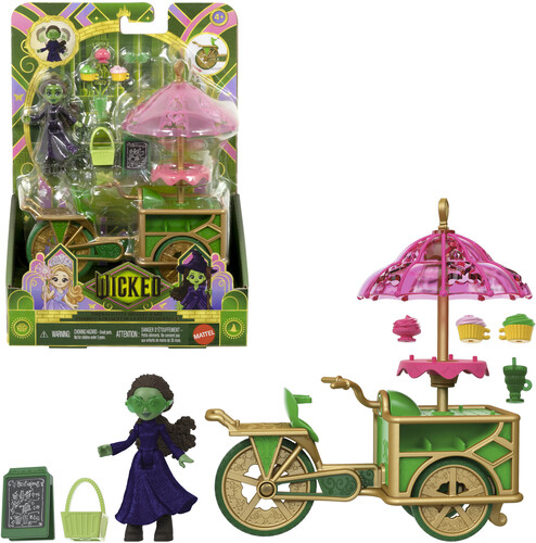 Mattel - Wicked Emerald City Dessert Cart with Small Doll