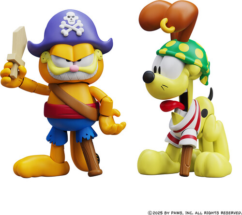 GARFIELD HALLOWEEN ADV PIRATE GARFIELD & ODIE 2PK