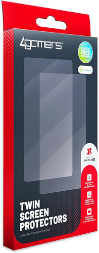 Switch 2 Accessory:  4Gamers Twin Screen Protectors