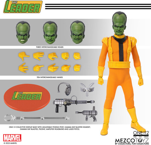 MEZCO ONE 12 COLLECTIVE MARVEL THE LEADER ACT FIG|alliance entertainment