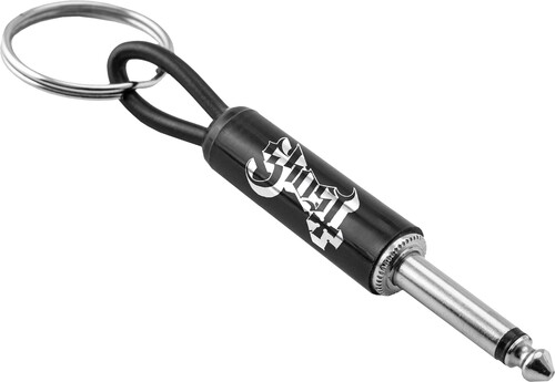 PLUGINZ GHOST GUITAR PLUG KEYCHAIN GHOST LOGO