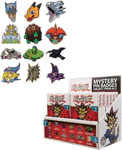 YU-GI-OH MYSTERY PIN 12CT BLIND PIN BADGES PDQ|alliance entertainment