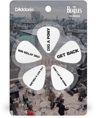 BEATLES GUITAR PICKS GET BACK 10-PACK HEAVY