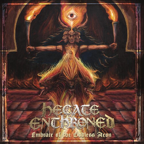 Hecate Enthroned - Embrace Of The Godless Aeon vinyl record cover