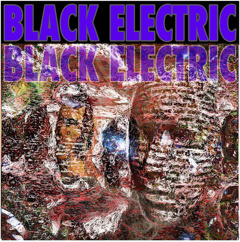 Black Electric (Purple /  Blue with Splatter)