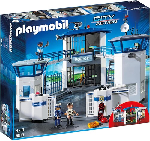 Playmobil - City Action Police Command Center With Prison