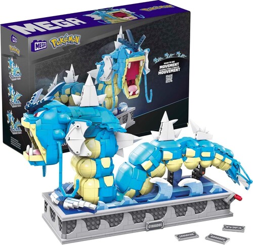 POKEMON MOTION GYARADOS 2186 PIECE BUILDING TOY