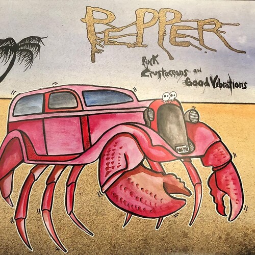 Pepper - Pink Crustaceans And Good Vibrations (Blue) [Clear Vinyl]