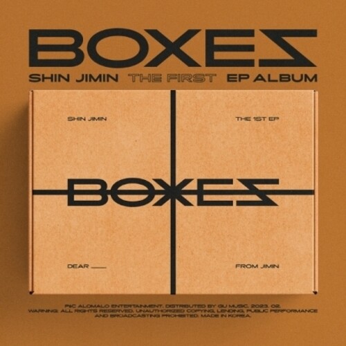 Boxes (1st EP) - Package Outbox, Photo Book, Lyrics Paper, Plastic Bag, Folded Poster, Illust Sticker, Guitar Pick, Photocard [Import]