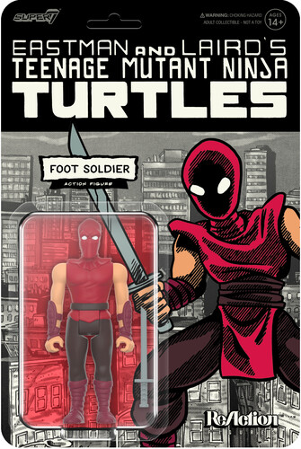 TMNT REACTION WAVE 11 - FOOT SOLDIER (COMIC COLOR)