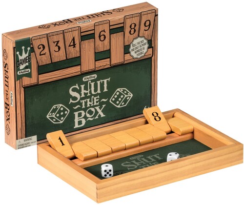 Schylling Shut The Box Classic Game - Solid Wood