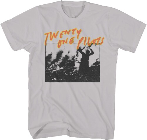 Twenty One Pilots - Live Scribble T-Shirt - Small Gray 24TOP030A1