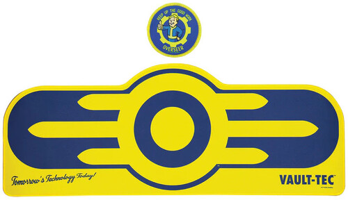 FALLOUT VAULT-TEC XL DESK PAD AND COASTER SET