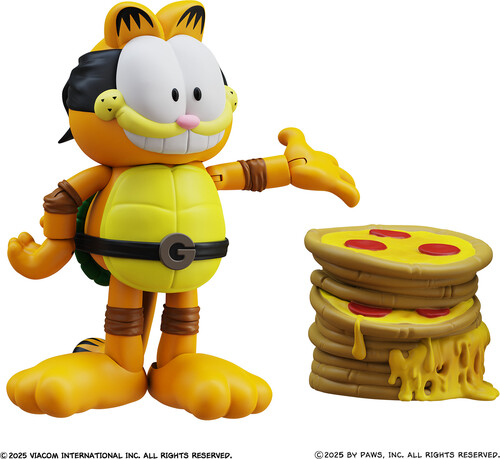 GARFIELD X TMNT GARFELLO AND SIDEKICK ODIE 2PK