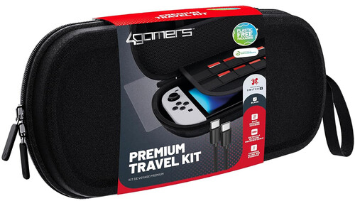 Switch 2 Accessory:  Case - 4Gamers Premium Travel Kit