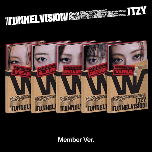 ITZY - Tunnel Vision vinyl record cover