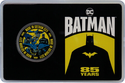 BATMAN LIMITED EDITION 85TH ANN COLLECTIBLE COIN