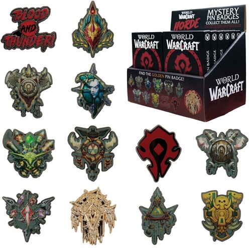 WORLD OF WARCRAFT - HORDE MYSTERY PIN 12CT PDQ