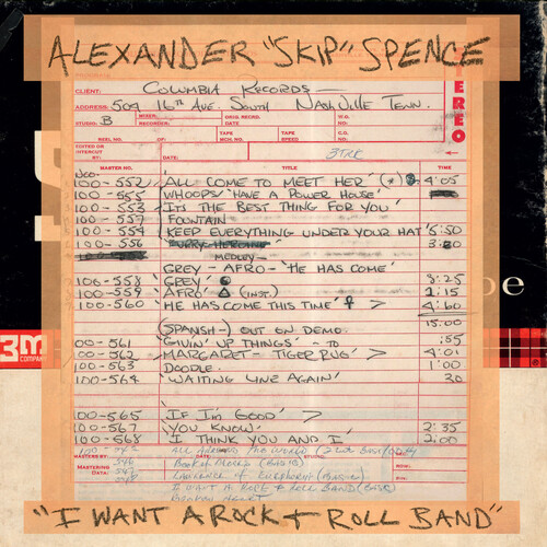 Alexander Spence - I Want A Rock & Roll Band / I Got A Lot To Say/Mary Jane vinyl record cover