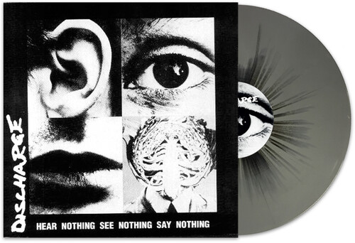 Discharge - Hear Nothing, See Nothing, Say Nothing (Grey / Black Splatter Vinyl)