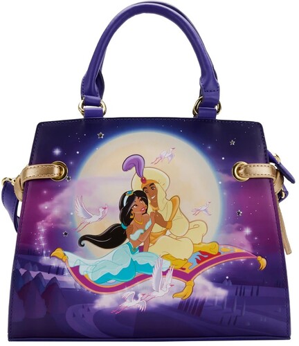 Loungefly Disney: - LOUNGEFLY DISNEY: ALADDIN 30TH ANNIVERSARY CROSS BODY BAG