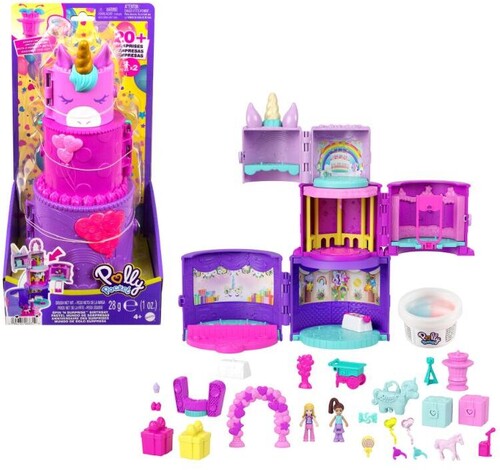Polly Pocket - Polly Pocket Spin N Surprise Birthday Cake (Fig) | Cactus  Music